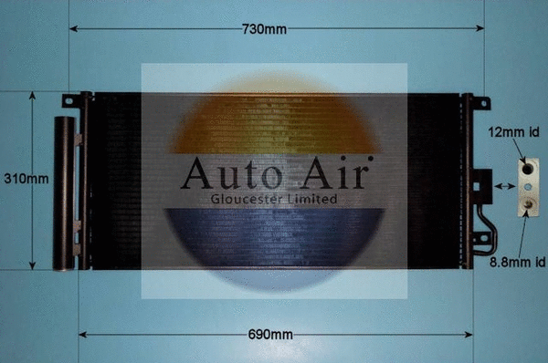 Condenser, air conditioning (16-1441)