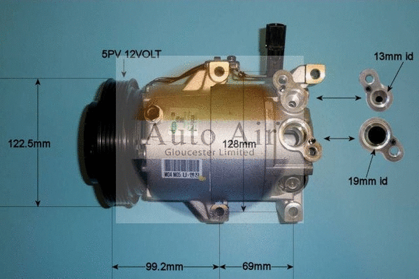 Compressor, air conditioning (14-9779)