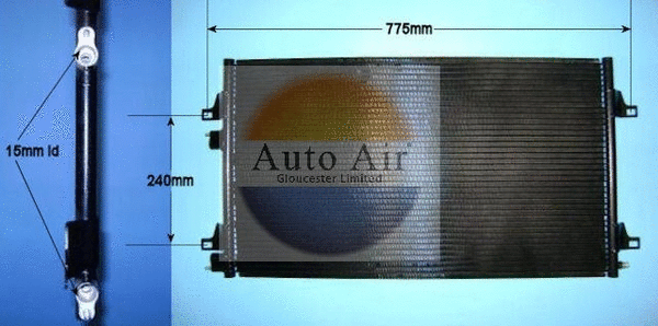 Condenser, air conditioning (16-9924A)