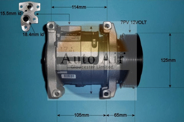 Compressor, air conditioning (14-0120)