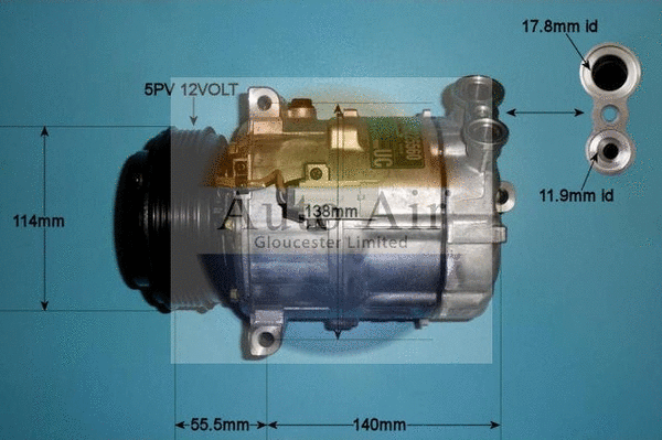 Compressor, air conditioning (14-0334)