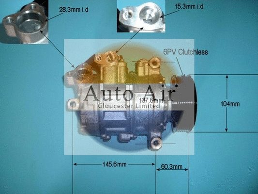 Compressor, air conditioning (14-9657)