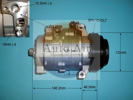 Compressor, air conditioning (14-9723)