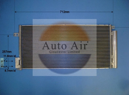 Condenser, air conditioning (16-1066)