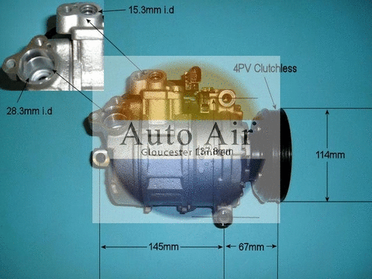 Compressor, air conditioning (14-9697P)