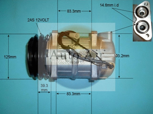 Compressor, air conditioning (14-9683)