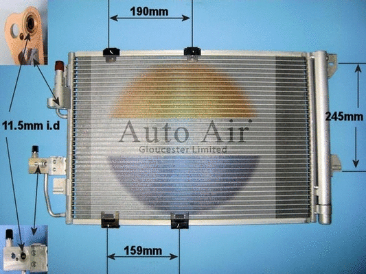 Condenser, air conditioning (16-1245)