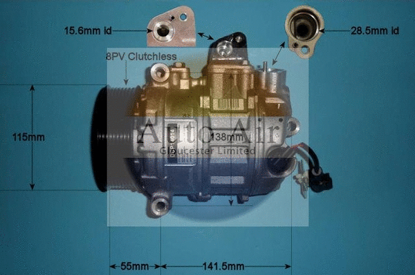 Compressor, air conditioning (14-0267)