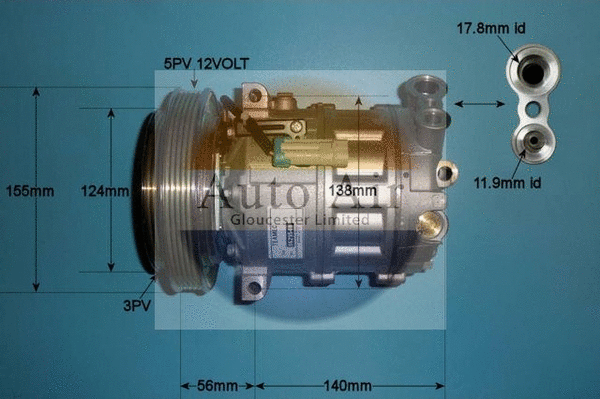 Compressor, air conditioning (14-0337R)