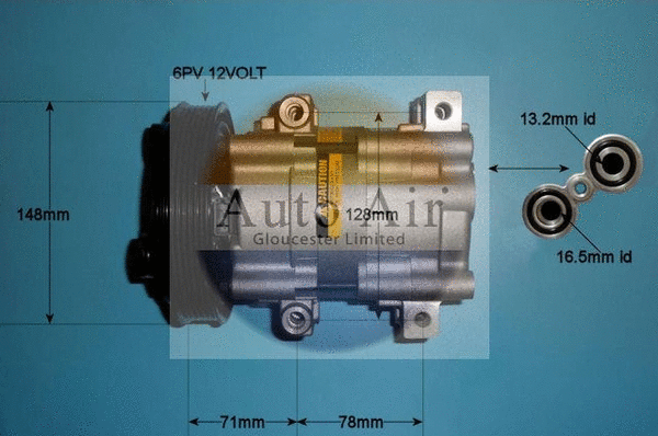 Compressor, air conditioning (14-0233)