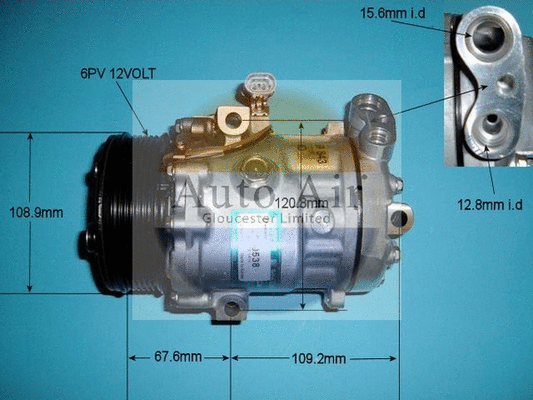 Compressor, air conditioning (14-1414)