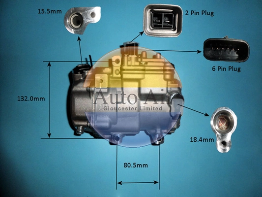 Compressor, air conditioning (14-0814)