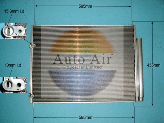 Condenser, air conditioning (16-0050)