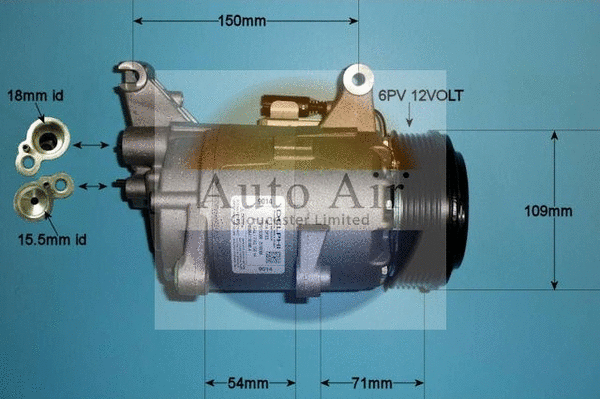 Compressor, air conditioning (14-0007)
