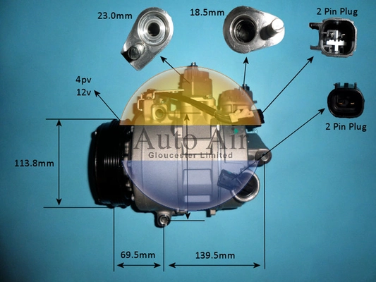 Compressor, air conditioning (14-0834P)