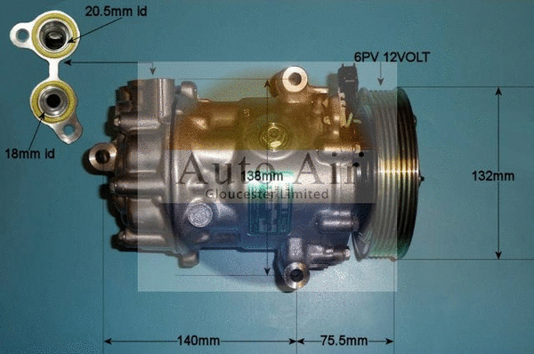 Compressor, air conditioning (14-1067)