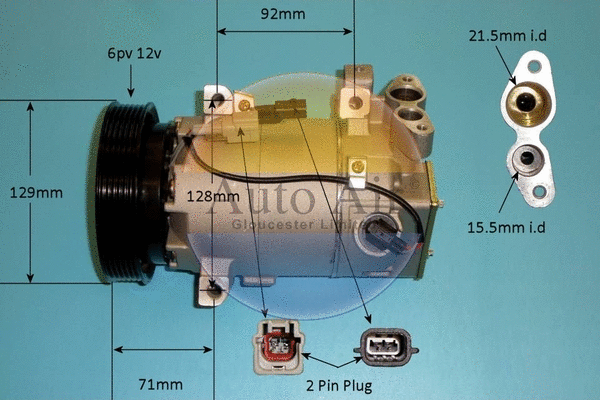 Compressor, air conditioning (14-1357P)