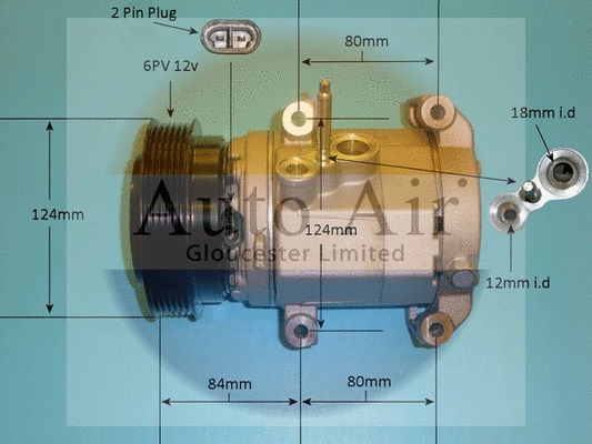 Compressor, air conditioning (14-0187P)