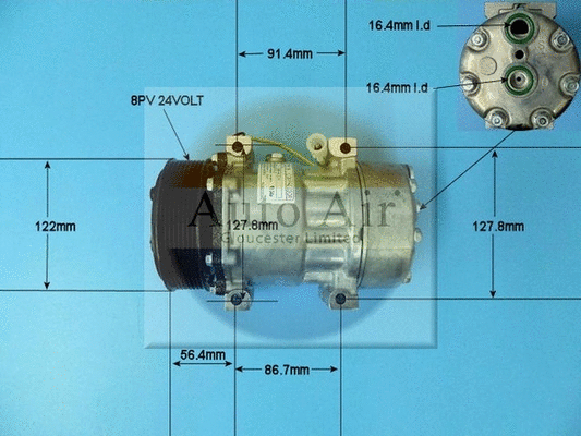 Compressor, air conditioning (14-8215P)
