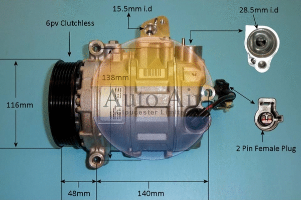 Compressor, air conditioning (14-0273)