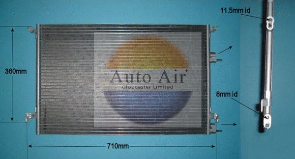 Condenser, air conditioning (16-6020)