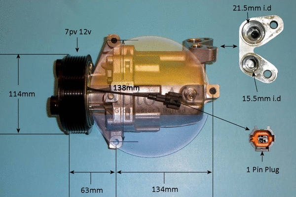 Compressor, air conditioning (14-1470P)