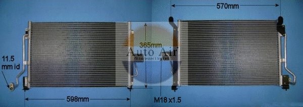 Condenser, air conditioning (16-8012)