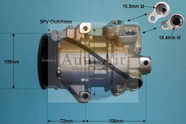 Compressor, air conditioning (14-7004P)