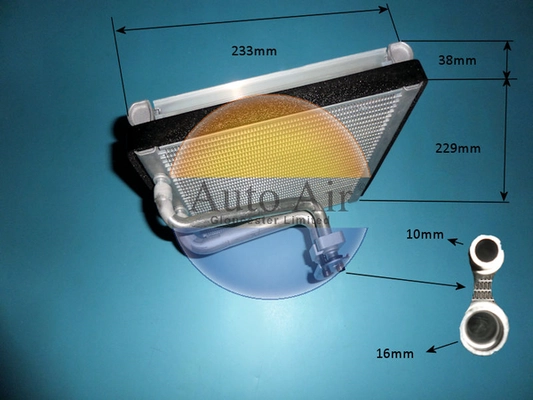 Evaporator, air conditioning (21-6858)