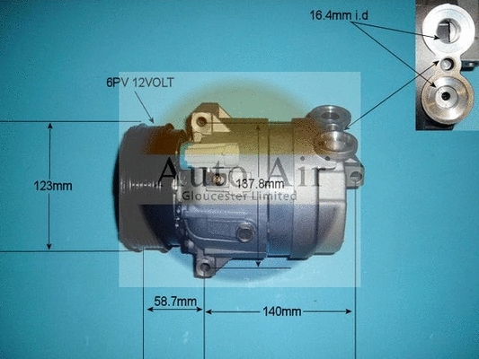 Compressor, air conditioning (14-5302)