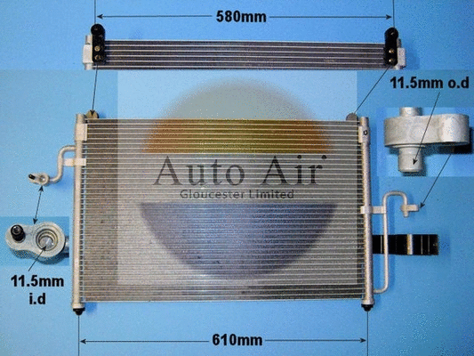 Condenser, air conditioning (16-9760)