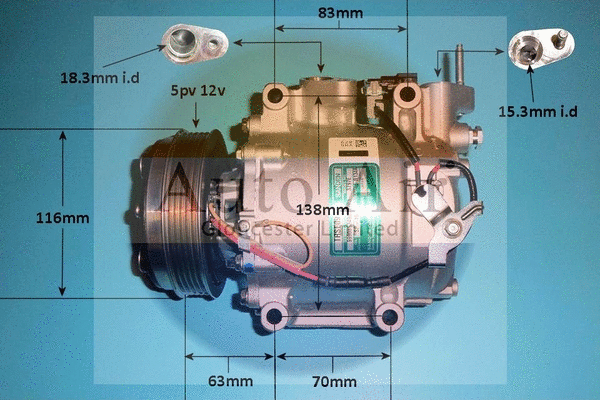 Compressor, air conditioning (14-3797)