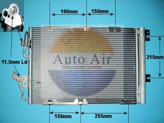 Condenser, air conditioning (16-1072)