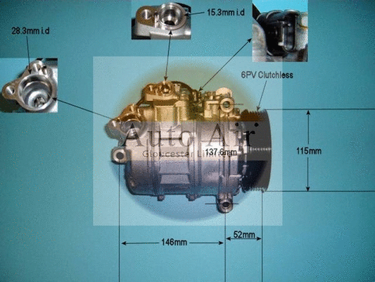 Compressor, air conditioning (14-0034)