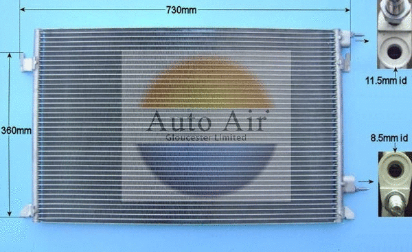 Condenser, air conditioning (16-6515)