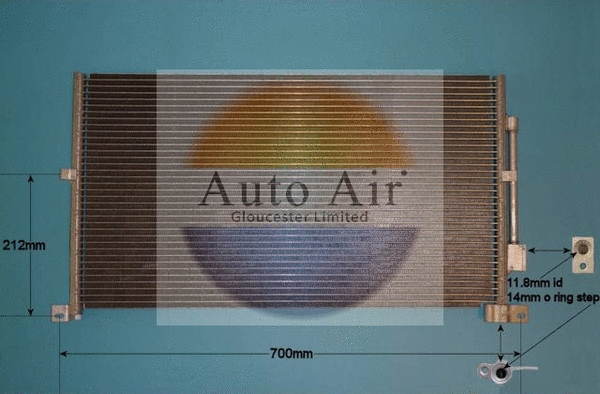 Condenser, air conditioning (16-1131)