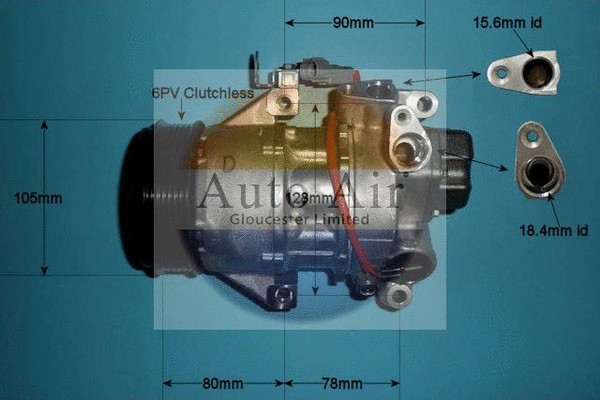 Compressor, air conditioning (14-0046)