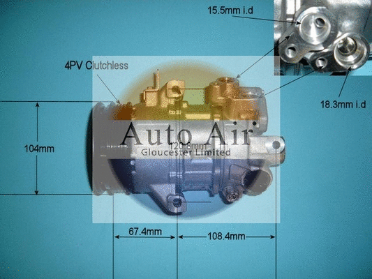 Compressor, air conditioning (14-7003)