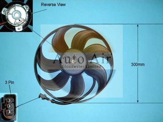 Electric Motor, radiator fan (05-1117)