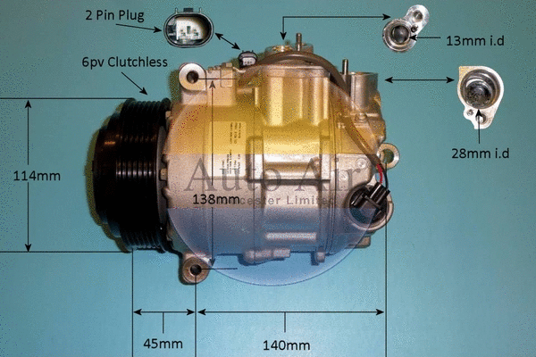 Compressor, air conditioning (14-0251)