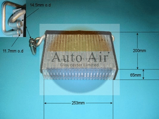 Evaporator, air conditioning