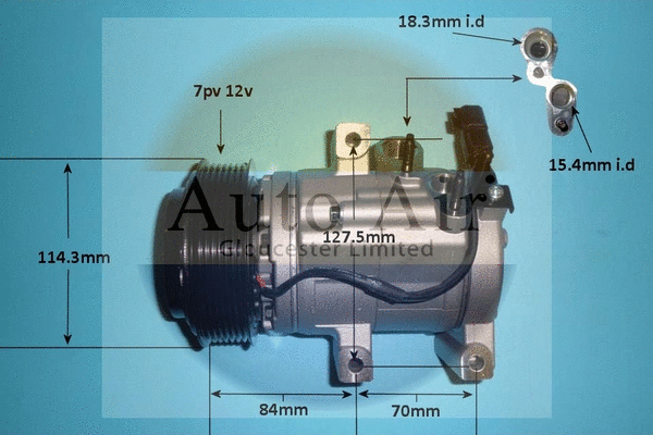 Compressor, air conditioning (14-0128P)