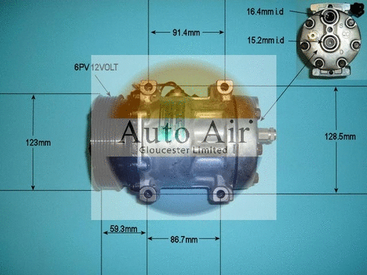 Compressor, air conditioning (14-8094)