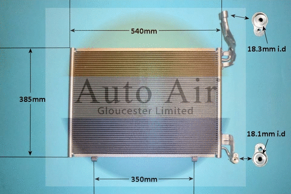 Condenser, air conditioning (16-1410)