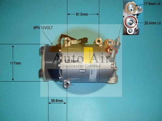 Compressor, air conditioning (14-1041)