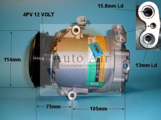 Compressor, air conditioning (14-0230)