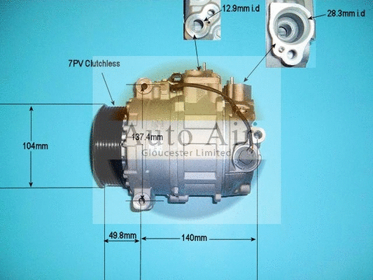 Compressor, air conditioning (14-6204P)
