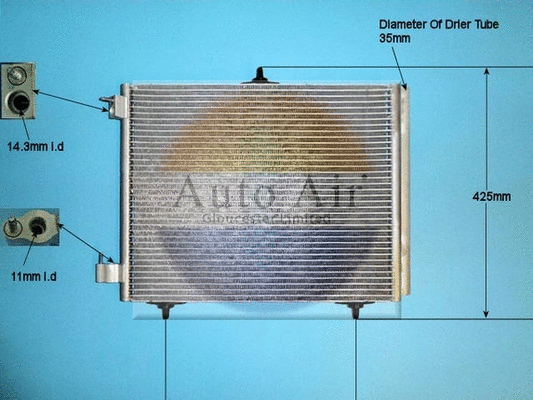 Condenser, air conditioning (16-5114)