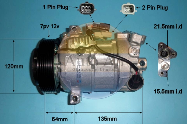 Compressor, air conditioning (14-1814P)