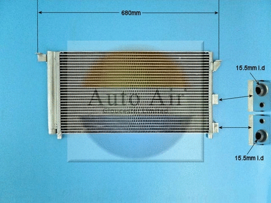 Condenser, air conditioning (16-1378)